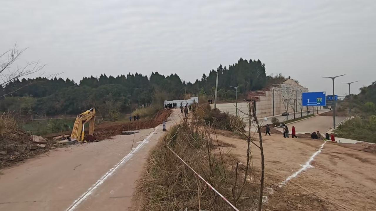 简阳迎宾大道东部新区段最新进度！