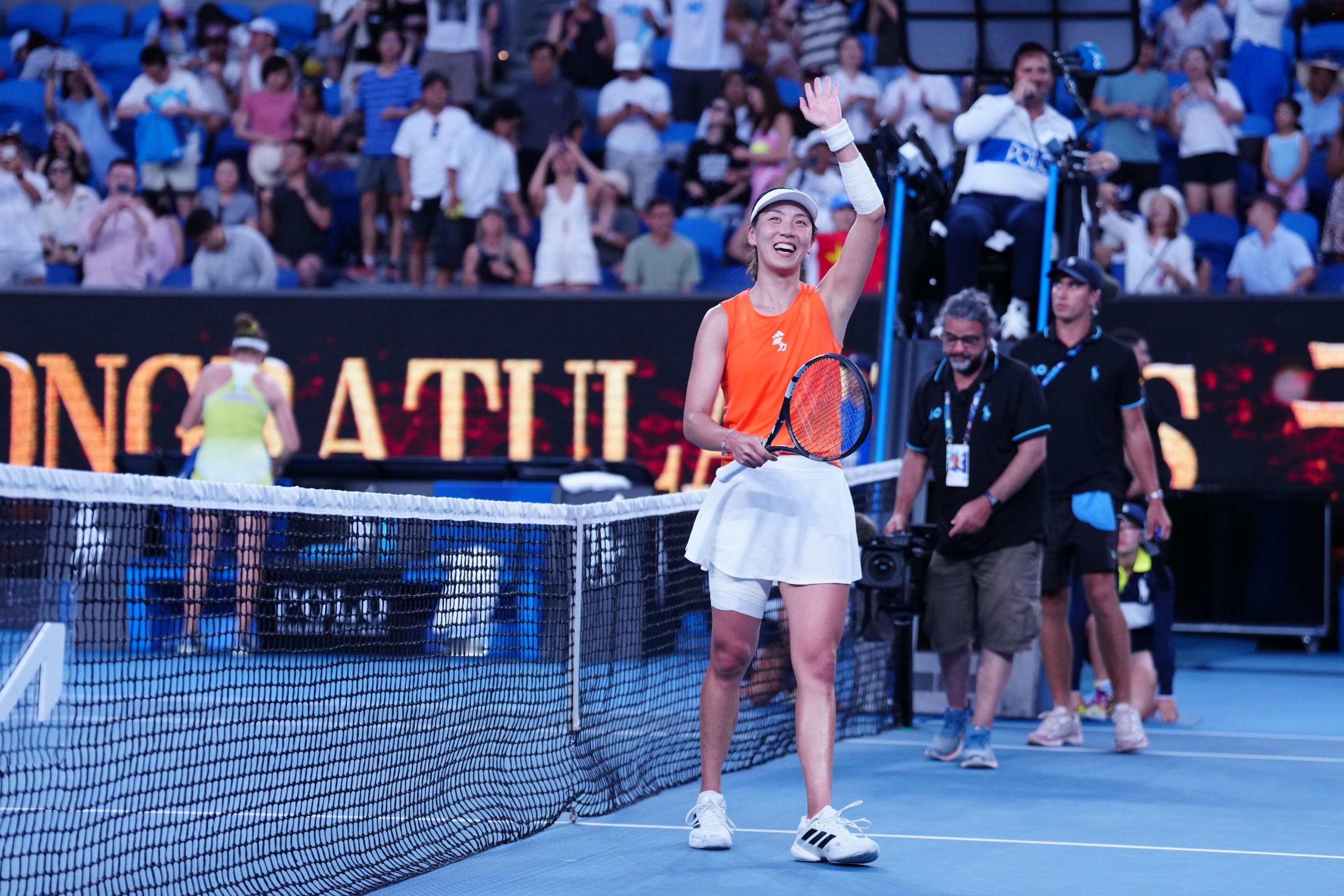 《涨球的王欣瑜，涨的是自我认知啊！》文/张奔斗本届澳网连克两位种子球员后， 王欣