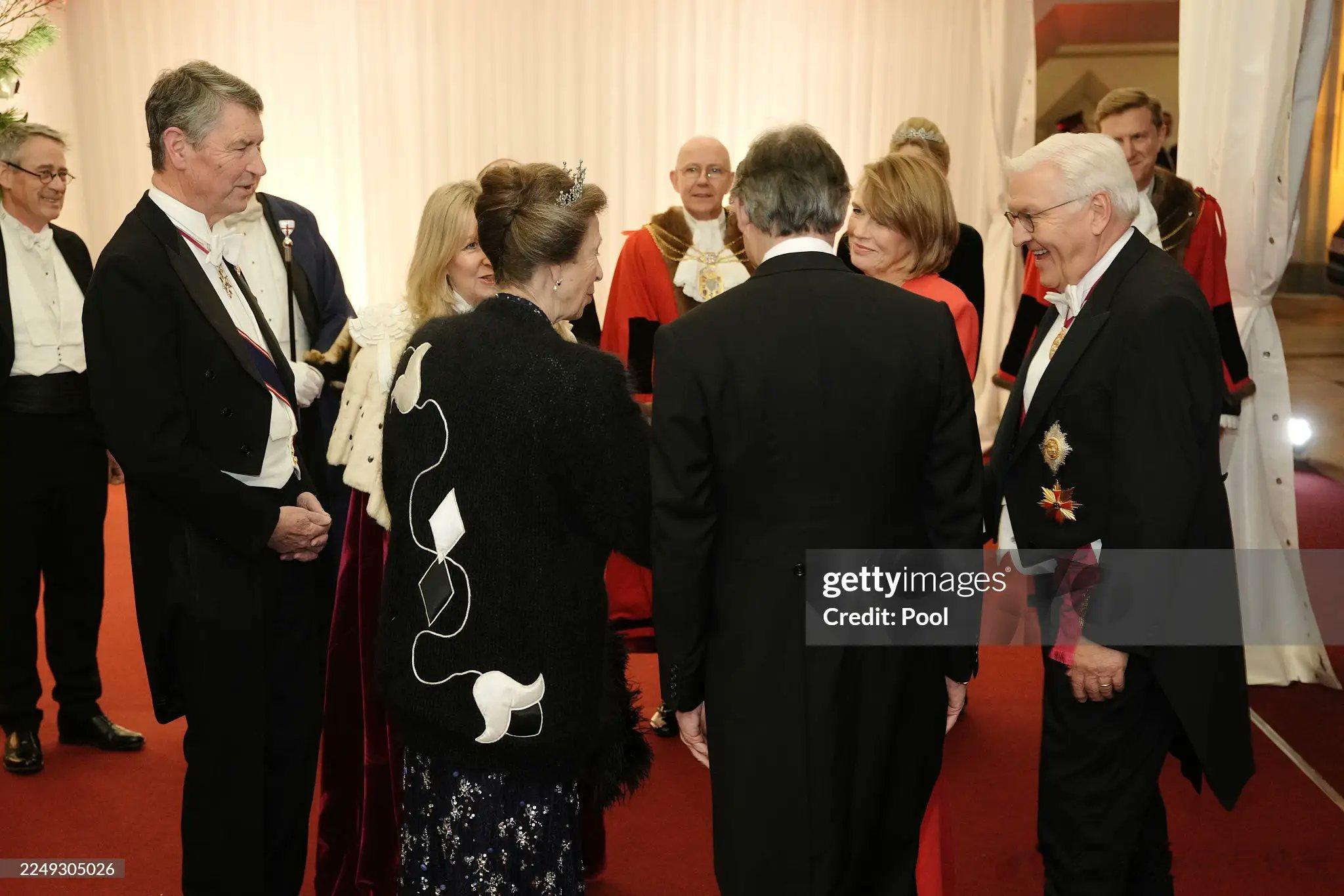 新闻 2025.12.4 德国国事访问英国Day 2，英国安妮长公主夫妇陪同德国