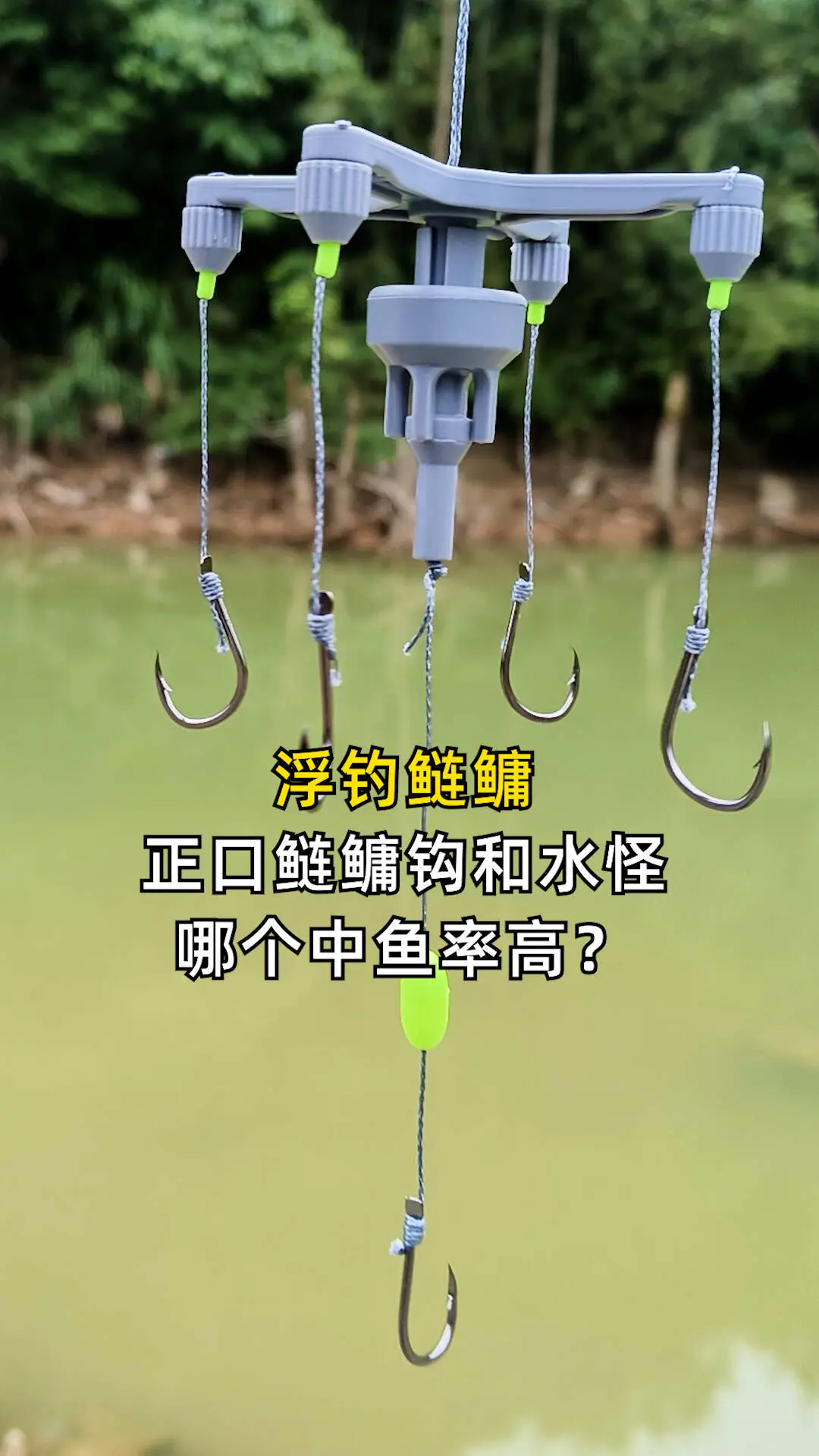 胜丸正口鲢鳙钩和水怪，哪个钓组中鱼率高？