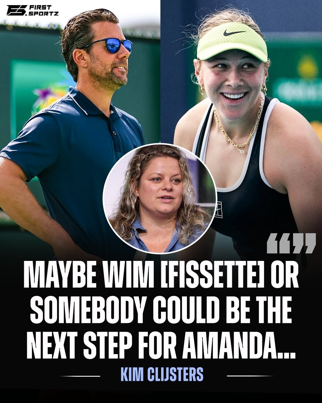 克里斯特尔斯觉得，阿尼西莫娃的下一任教练可以去聘请费赛特她还推荐被炒掉的亨德里克