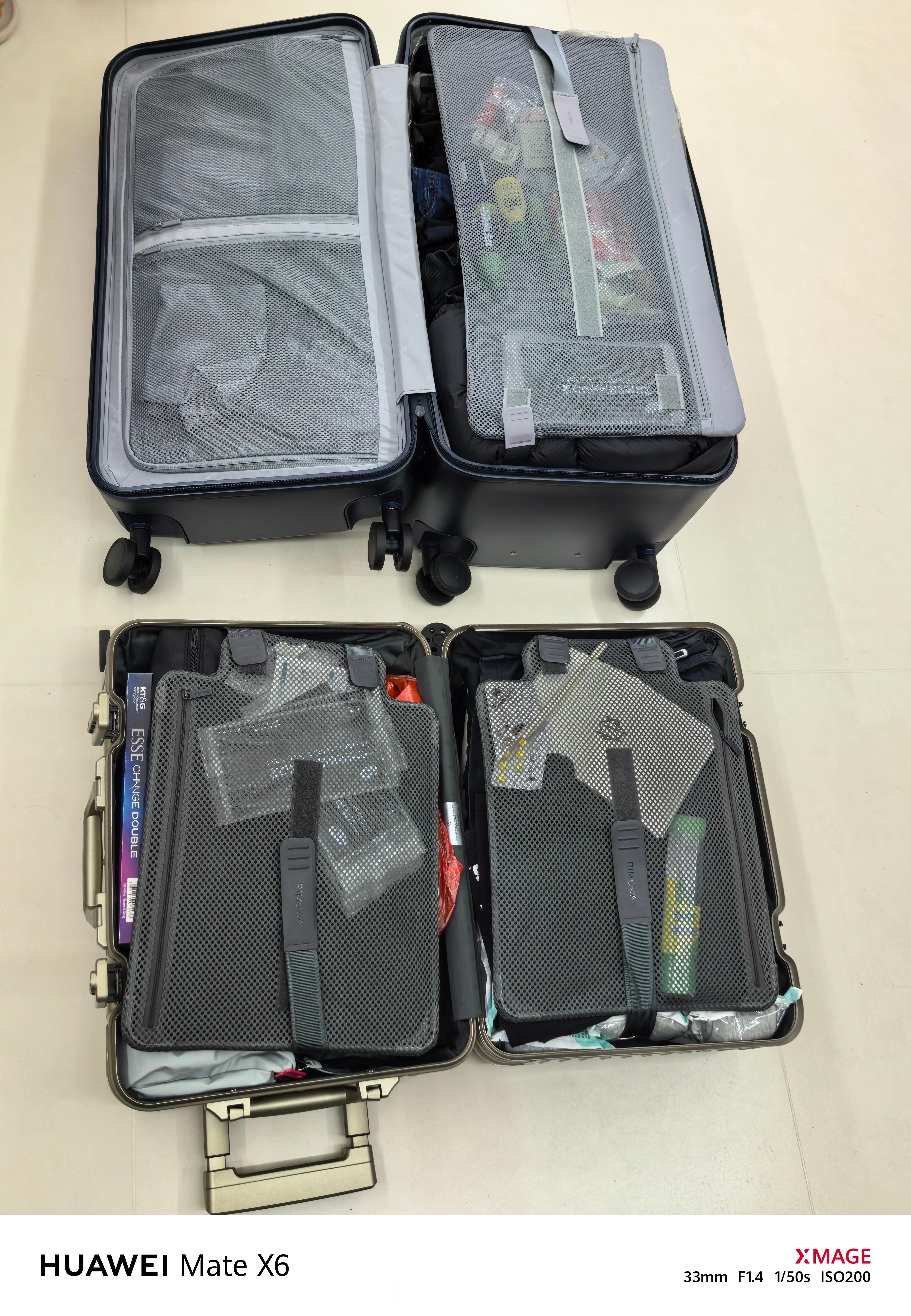 马上两点了，终于收拾好了由于要在中东和欧洲待半个月跨越春夏秋天出镜还得穿不同的衣