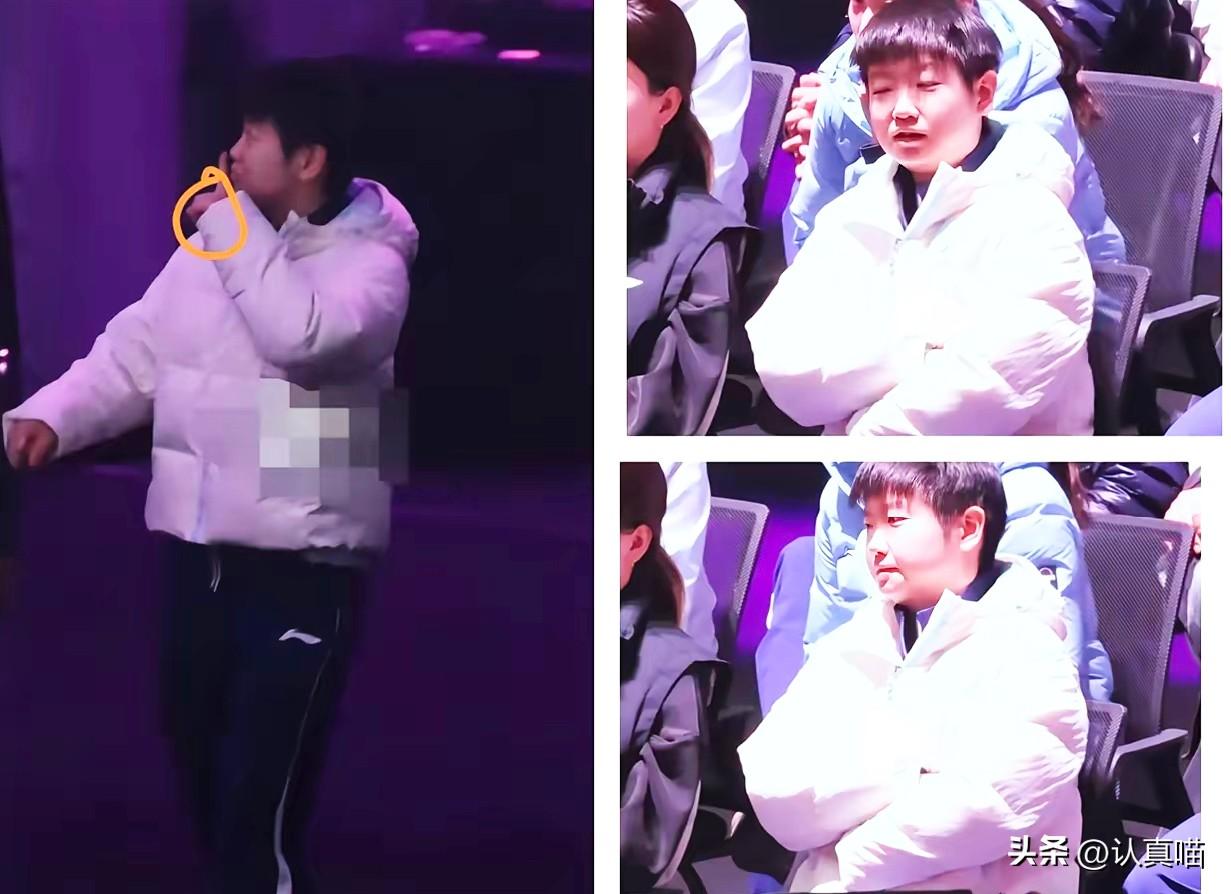 果真教养是刻在骨子里的！
这真的演不出来！

蒯曼对阵张本美和的决赛现场，孙颖莎