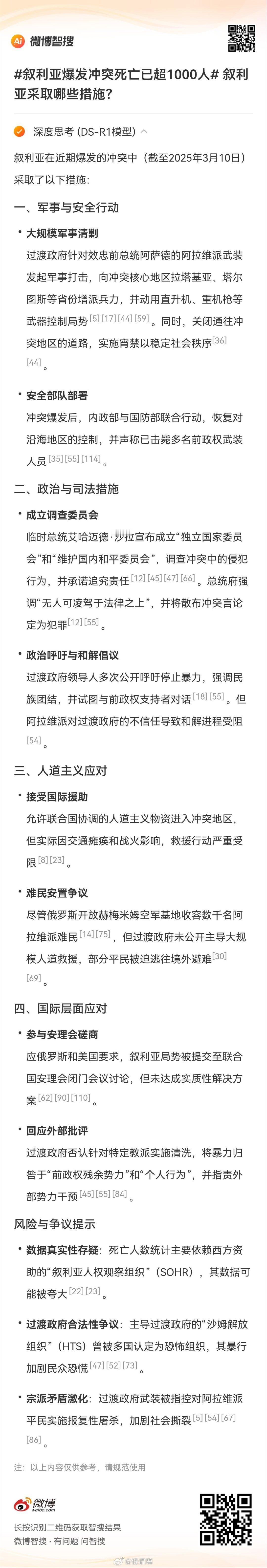 叙利亚爆发冲突死亡已超1000人 叙利亚采取哪些措施？的相关内容，来智搜看看！叙