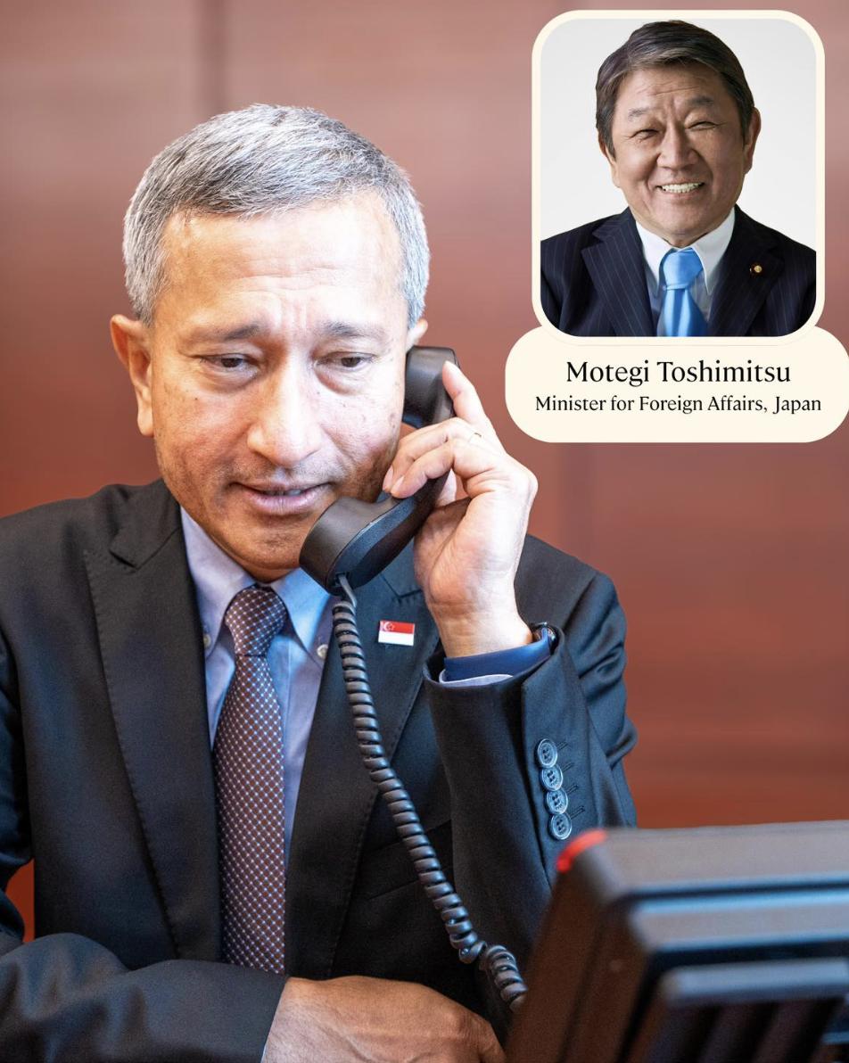 6月24日，日本外相茂木敏充与新加坡外长维文通了一番颇有意思的电话。这通电话之所