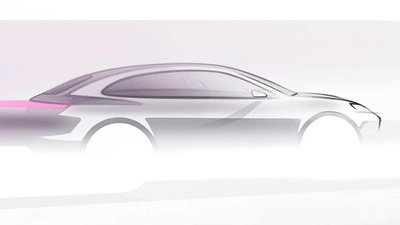 保时捷新款Macan EV设计稿曝光，新车将搭载100kWh电池组和800V快充