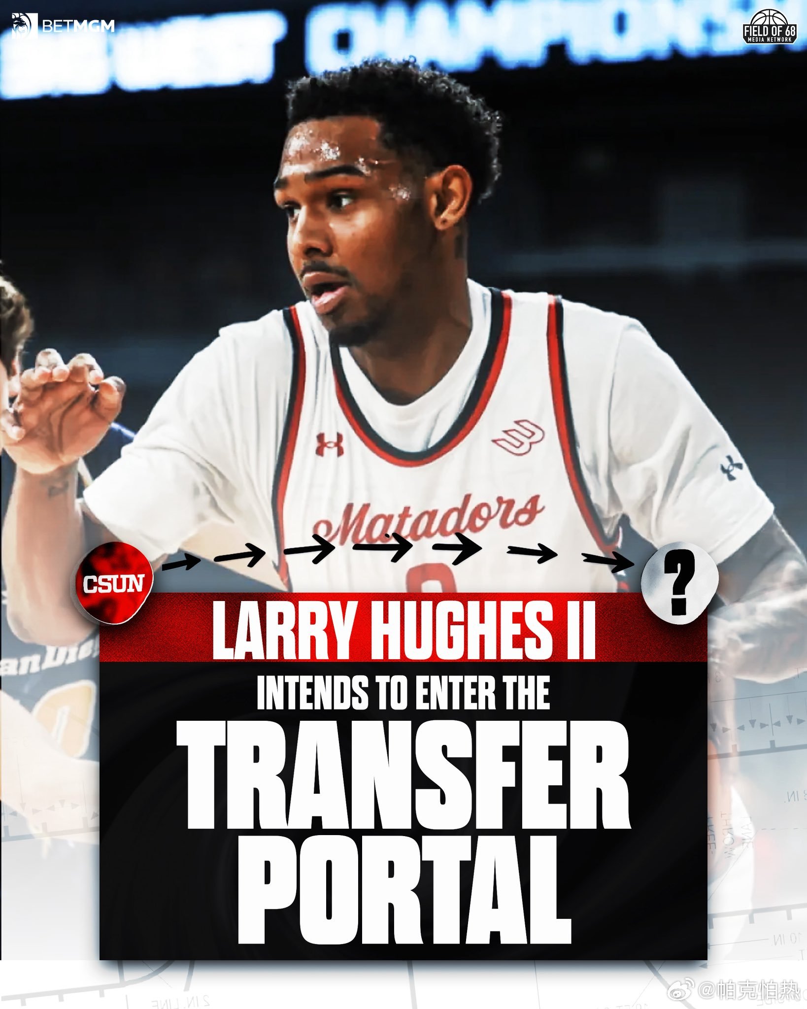 ncaa转学市场 更新Brant Byers（迈阿密牛津）Larry Hughe