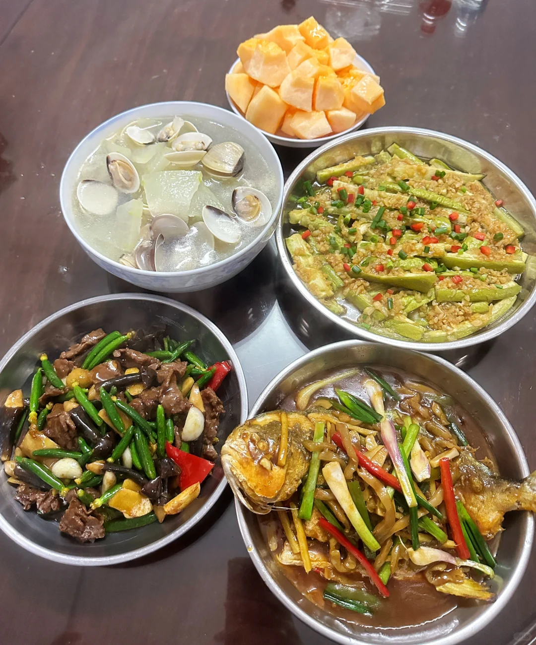 广州一家四口的晚餐！
