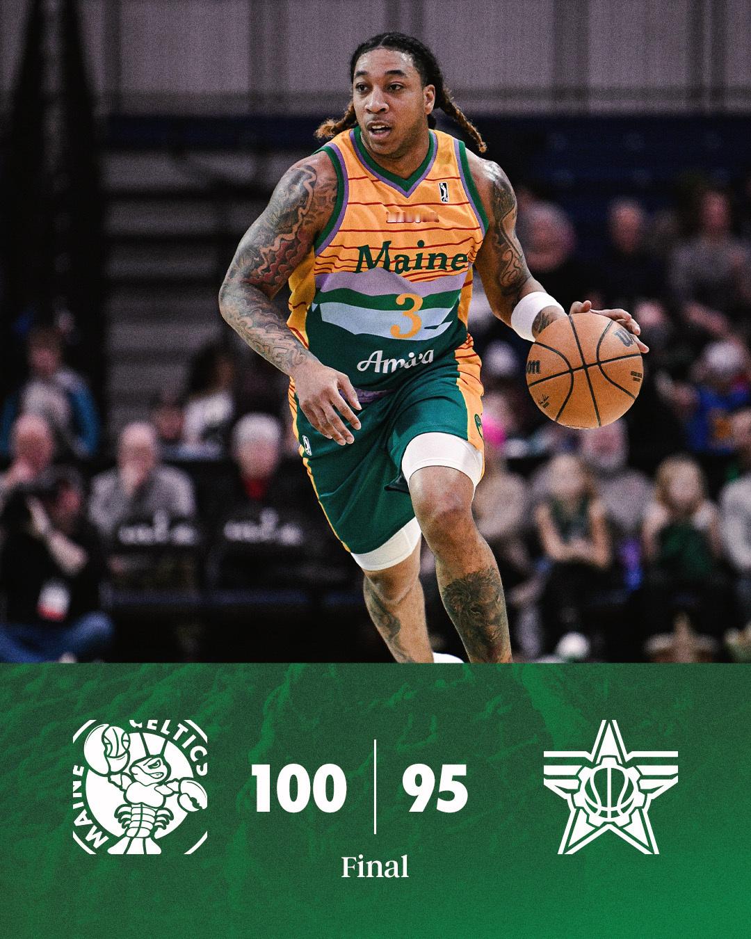 缅因州凯尔特人  100-95 ! Celtics Win ! 缅因州凯尔特人队