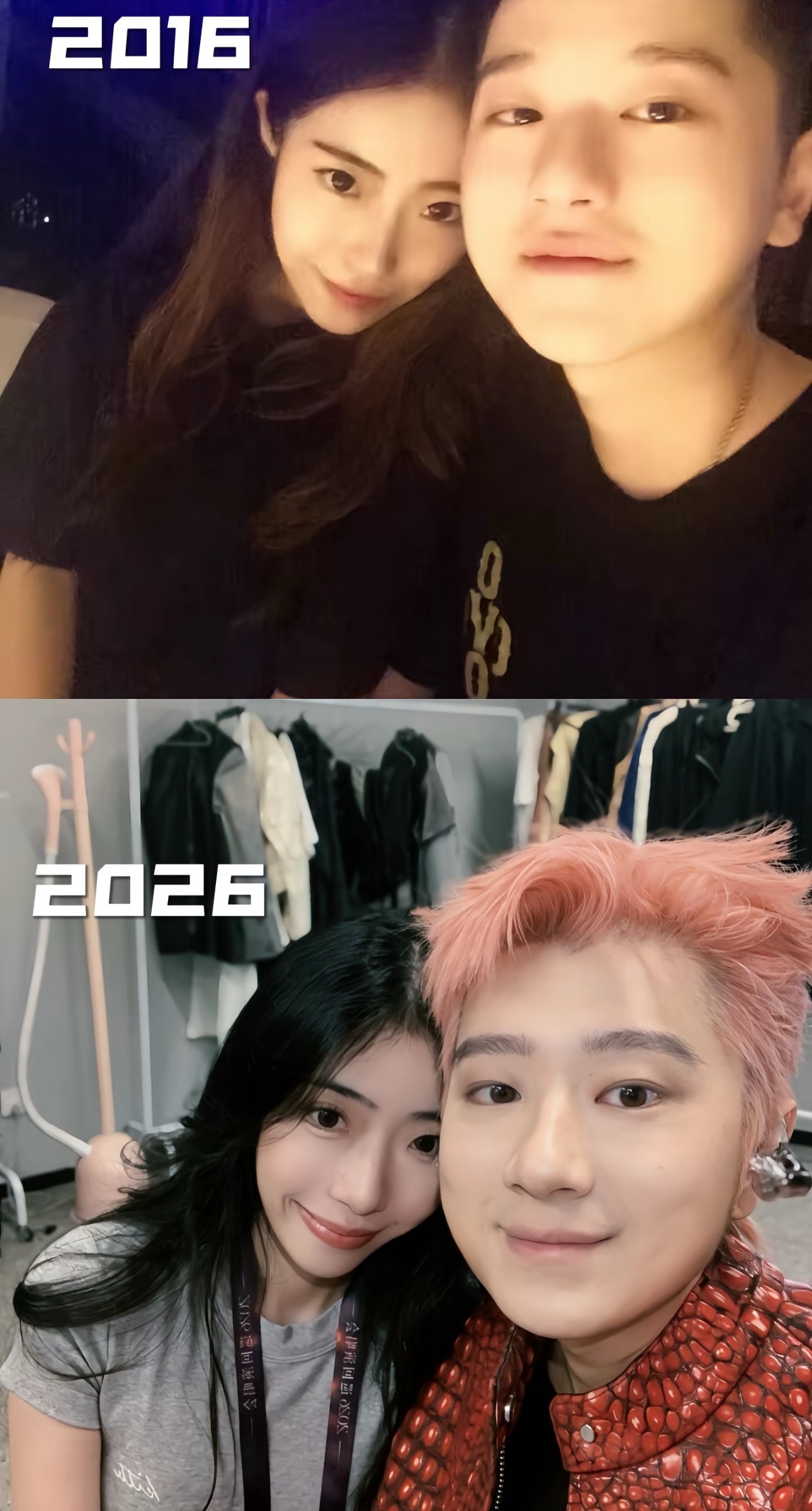 幸福王以太老婆晒出和王以太的十年合影！王以太