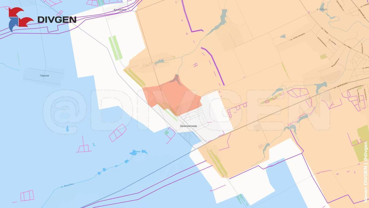 扎波罗热州胡里艾伯勒地区，俄军东部集群杀入了西部扎利兹尼奇涅的北部，乌军在这个小
