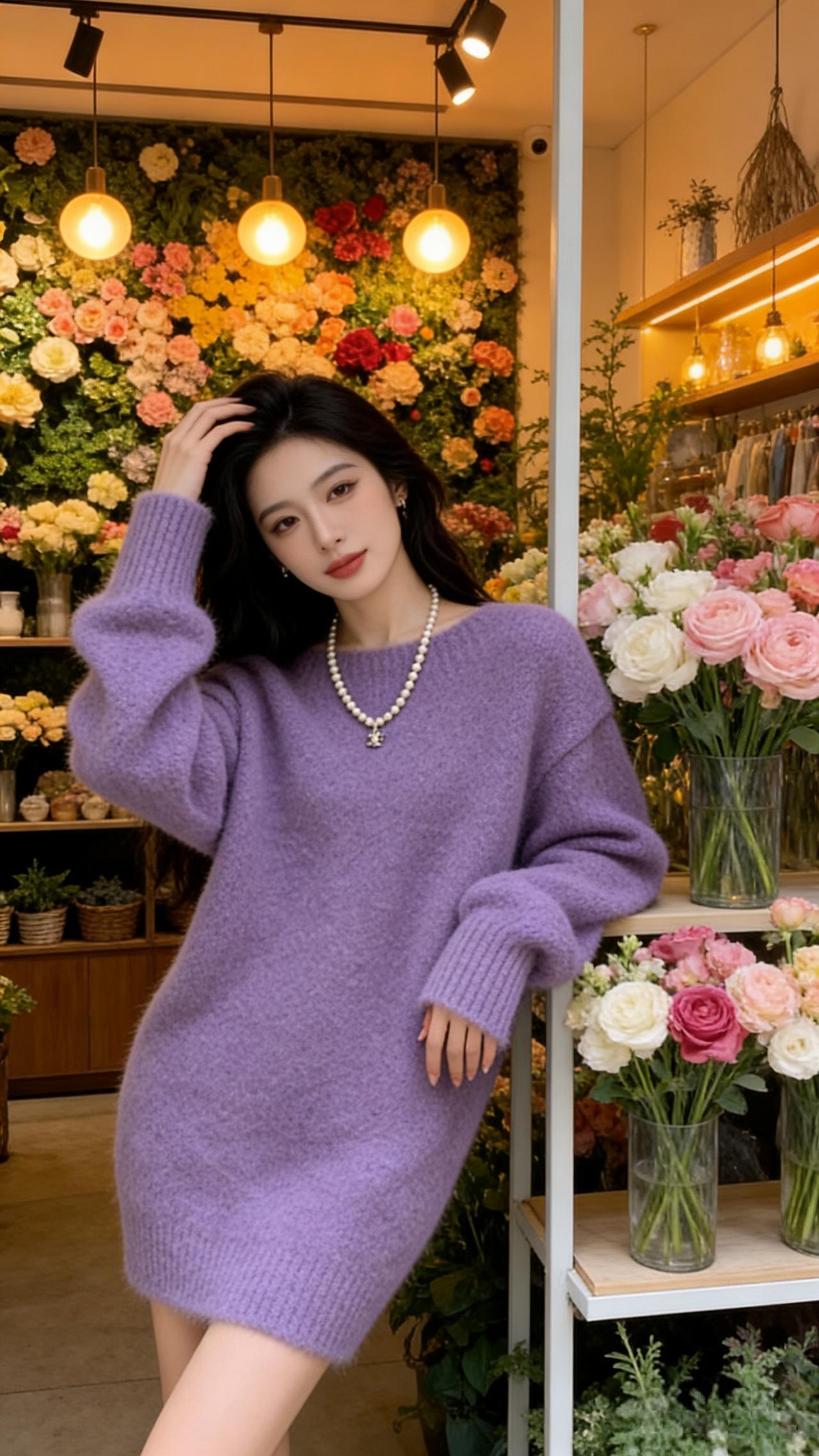 毛衣 毛衣穿搭 毛衣控 我又心动了 这也太好看了