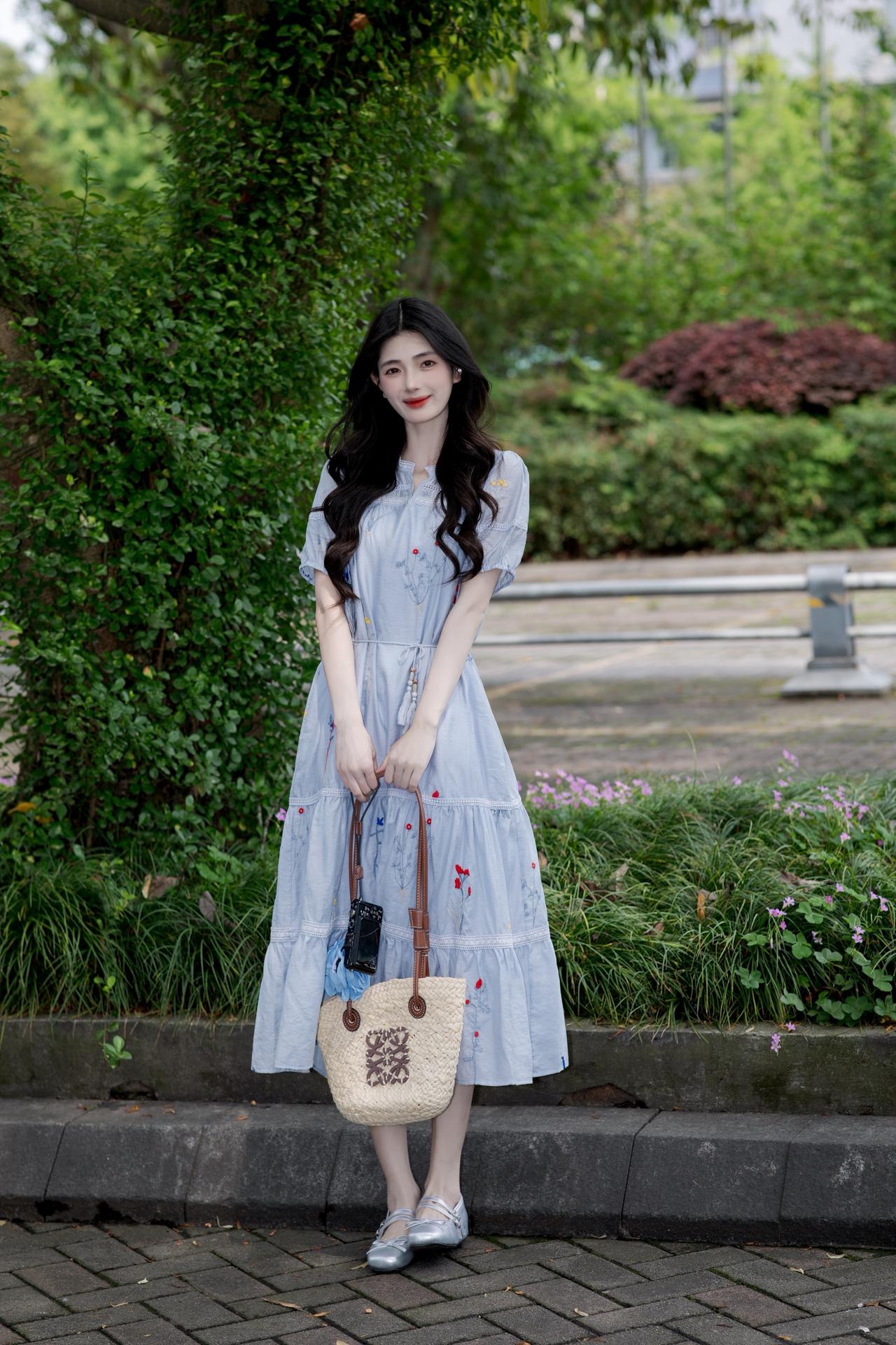 小裙子 碎花裙 仙女裙 夏日绝美仙女裙 连衣裙