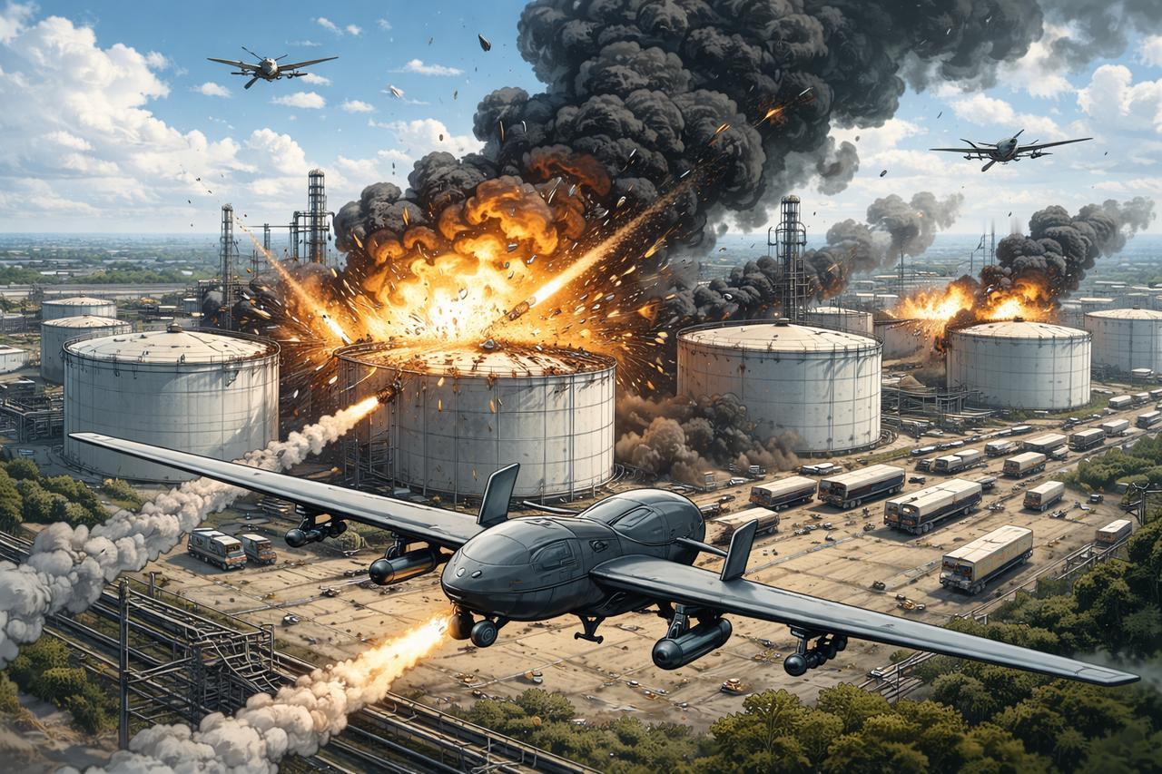 【乌军命中俄关键油库，俄乌战场出现一个危险信号】
12月31日上午，乌克兰安全局