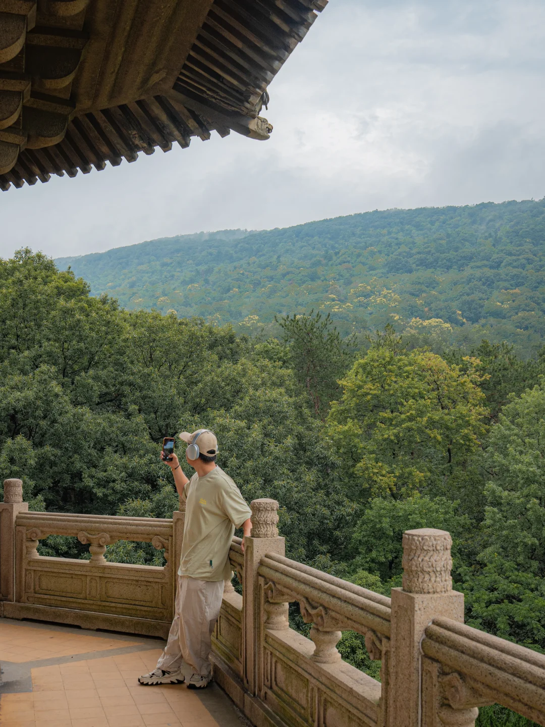 雨后的灵谷寺！就是一个巨大的能量场…