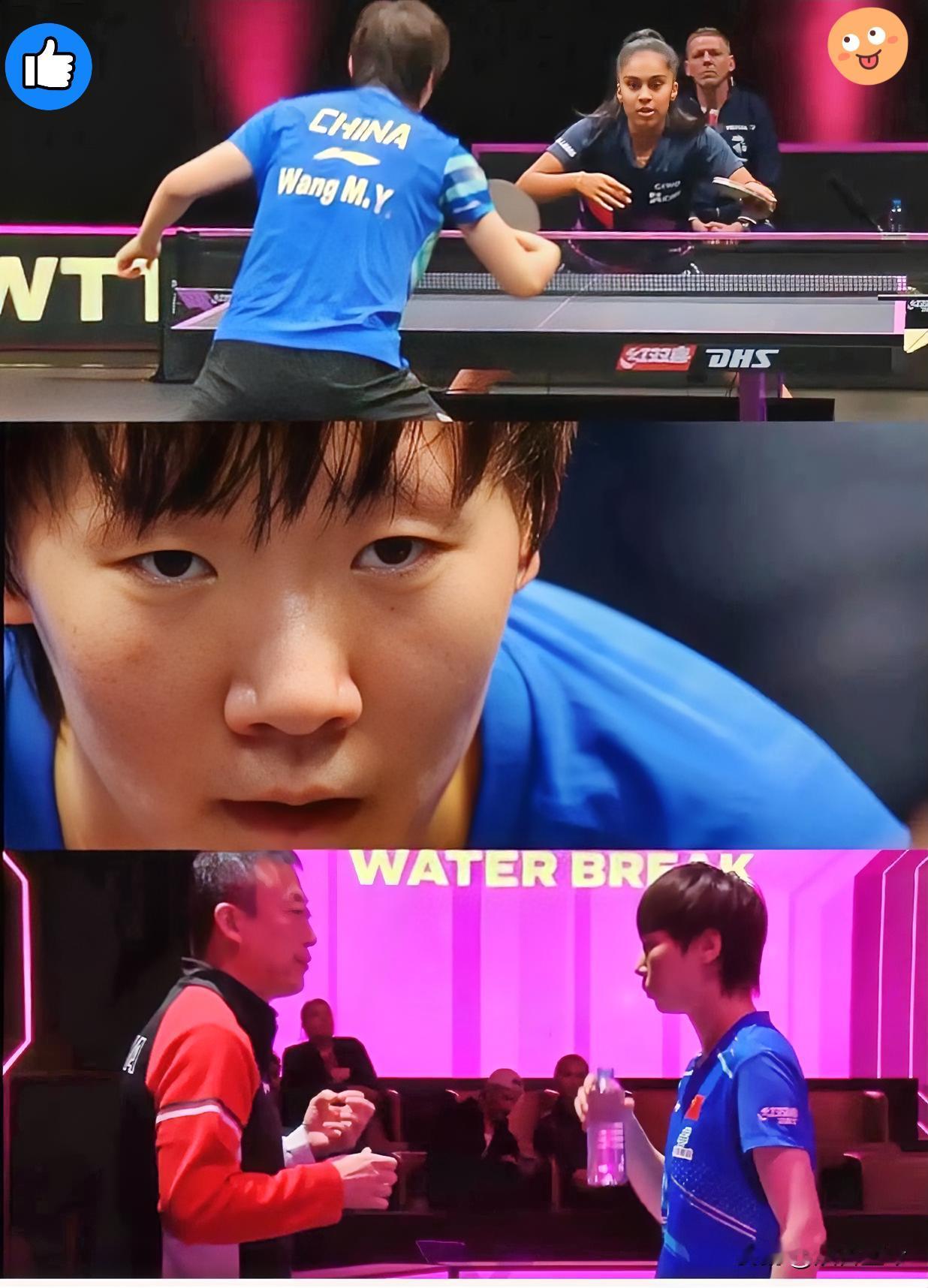 [笑]看曼昱在多哈这采访，我都替她累得慌！

           明明是一个大