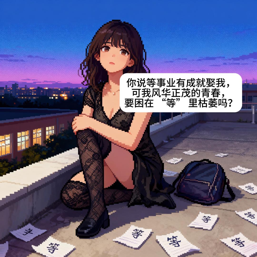 我风华正茂凭什么等你。