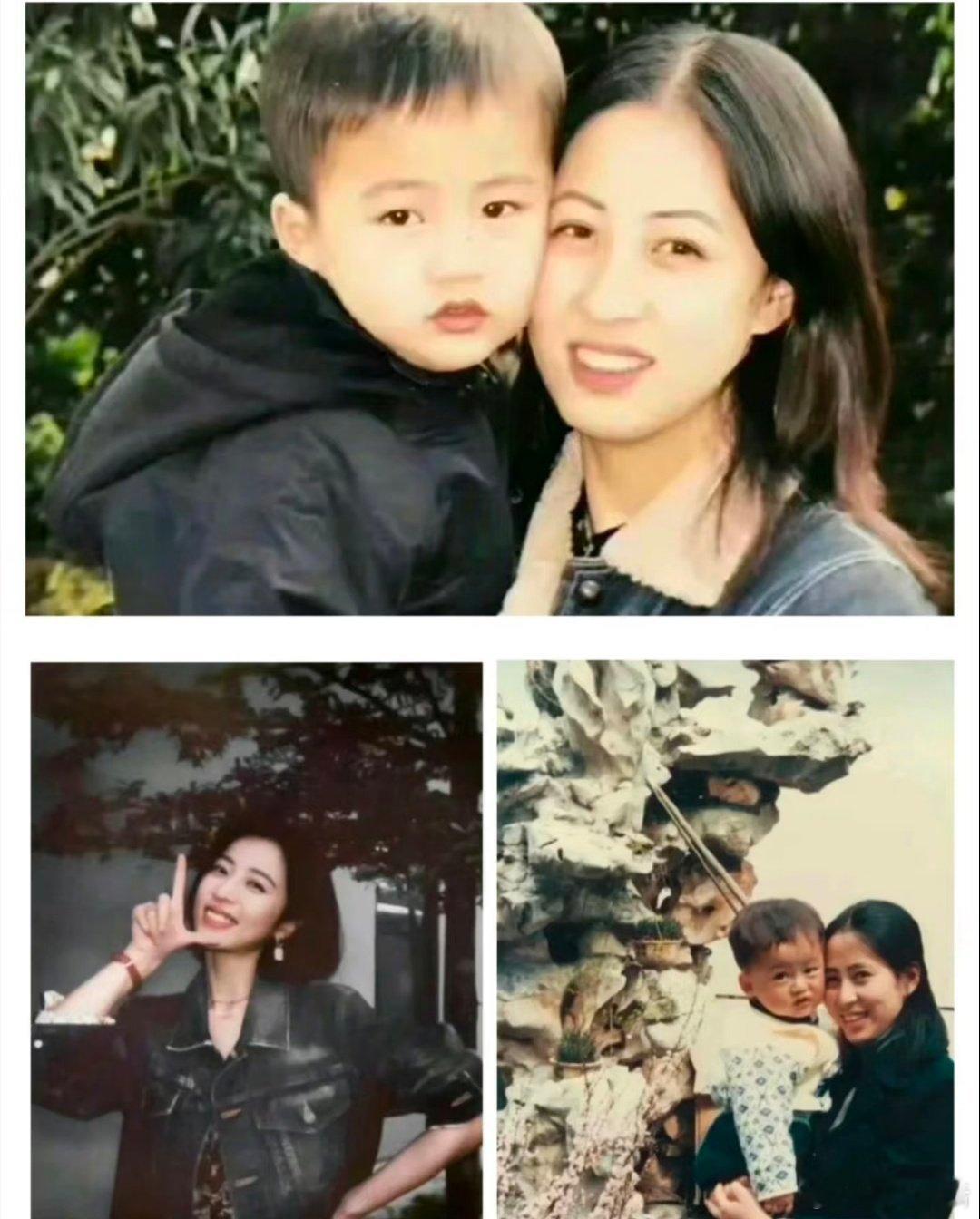 张凌赫和他妈妈，这是什么神仙颜值母子啊！ 