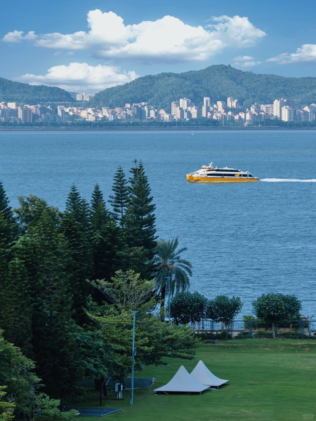广州地铁直达山顶看海🌊感受秋天的海风抚面