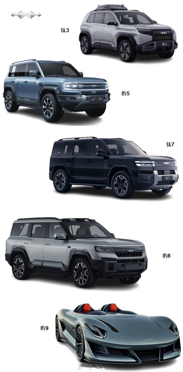 方程豹最新车型阵容 方程豹最新车型阵容，大家最喜欢哪个[举手] ​​​