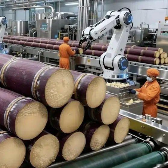 《涨知识了！现代化甘蔗糖厂，从新鲜甘蔗到蔗糖全程简直太不可思议》播放量：16万点