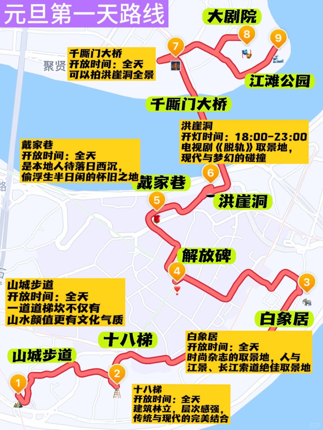 重庆三日游应该怎么玩✅赶紧收藏‼️