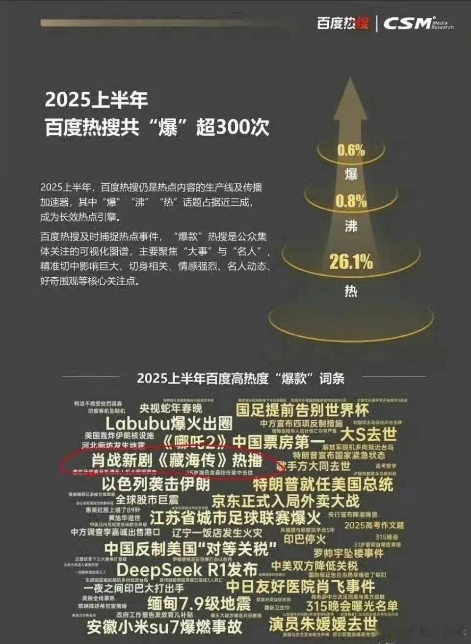 今年真正爆的只有《哪吒2》和《藏海传》​网友说今年真正爆的影视目前只有《哪吒2》