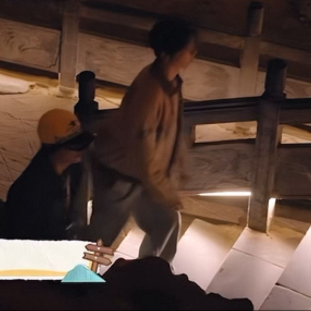 上楼梯也可爱 
