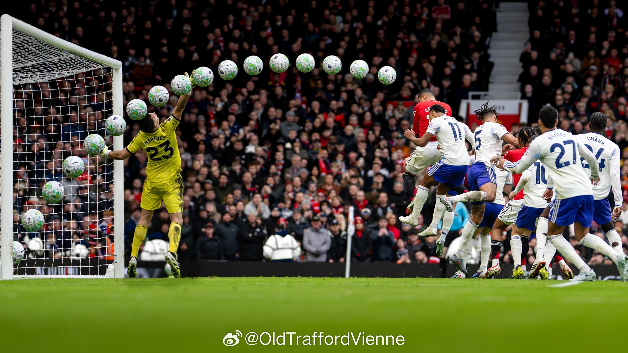 卡萨米罗头球入网路线，真美妙 