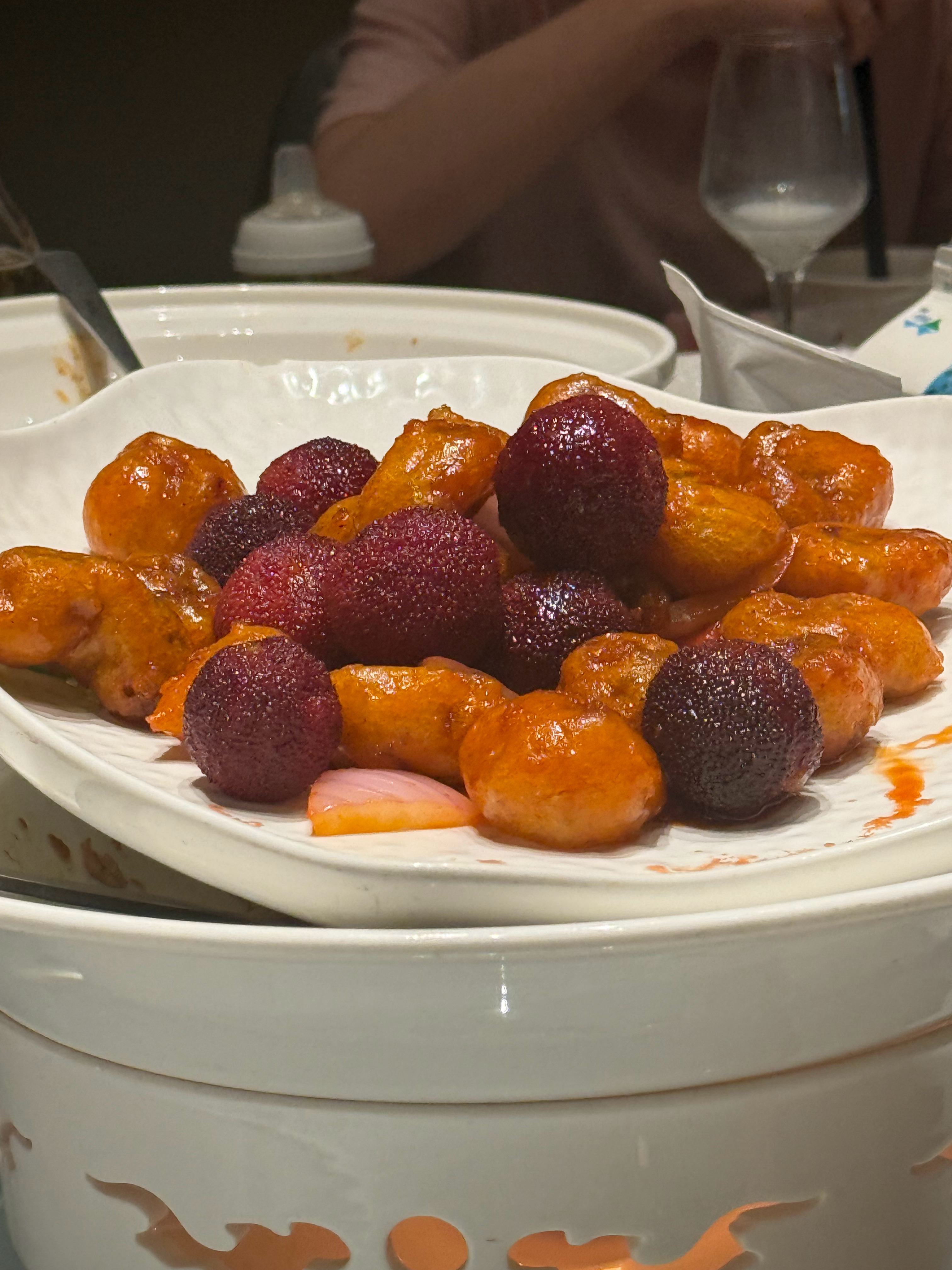 杨梅咕咾肉！！惊呆了 