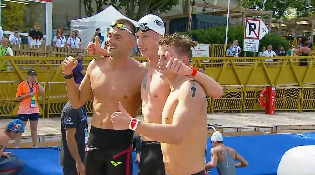 欧洲游泳锦标赛 男5km决赛🇩🇪Well哥 55:40.25夺得个人第二金?