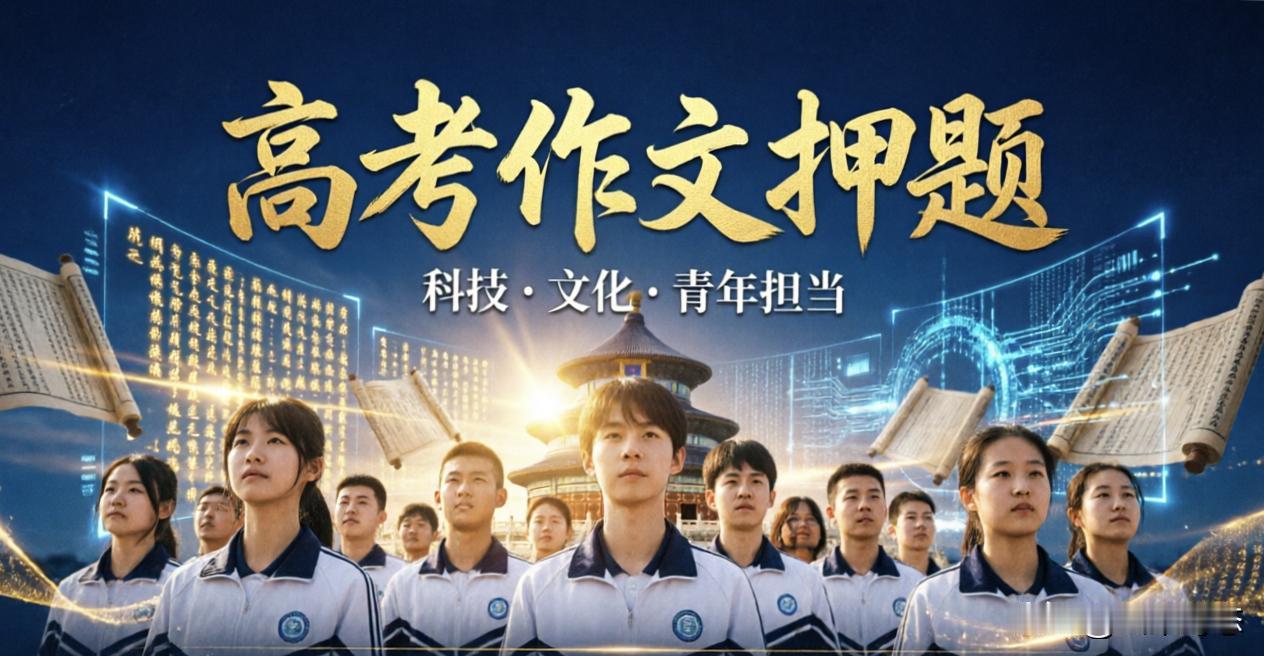 高考作文押题来了！这5大“母题”覆盖99%考卷，背完直接上考场

眼瞅着2026