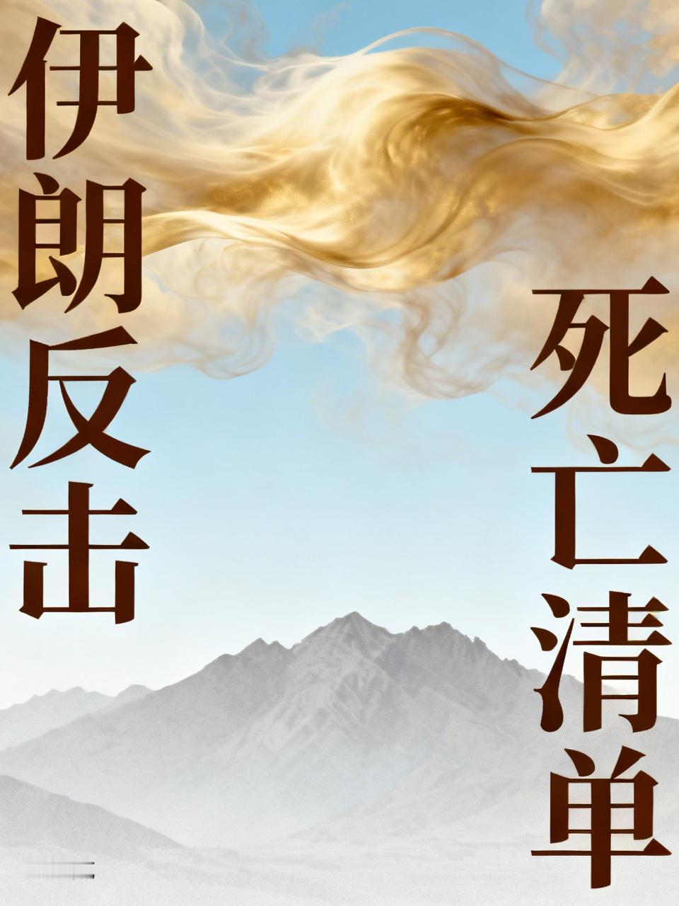 ---

伊朗反击死亡清单曝光，这下真摊牌了

4月23日，伊朗法尔斯通讯社突然