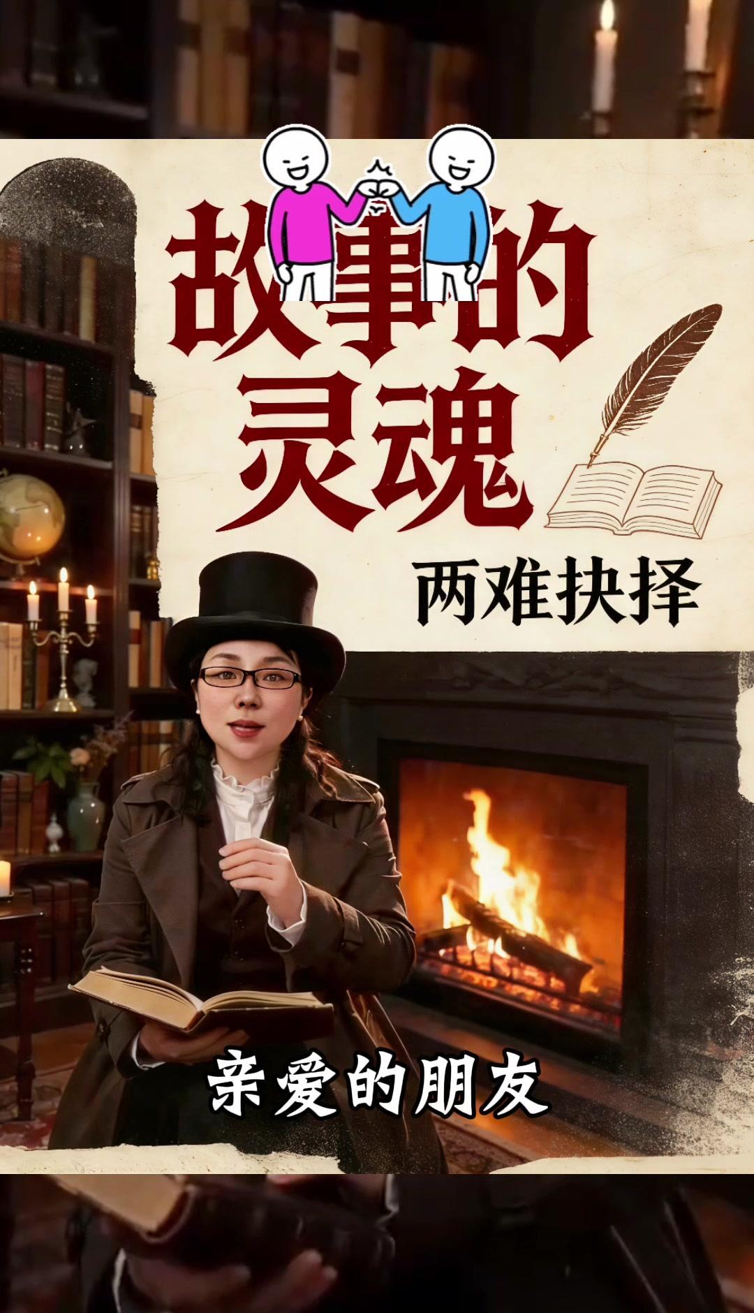 📖《海的女儿》里，小人鱼救了王子却无法开口。她的姐姐们用长发换了把刀，新婚之夜