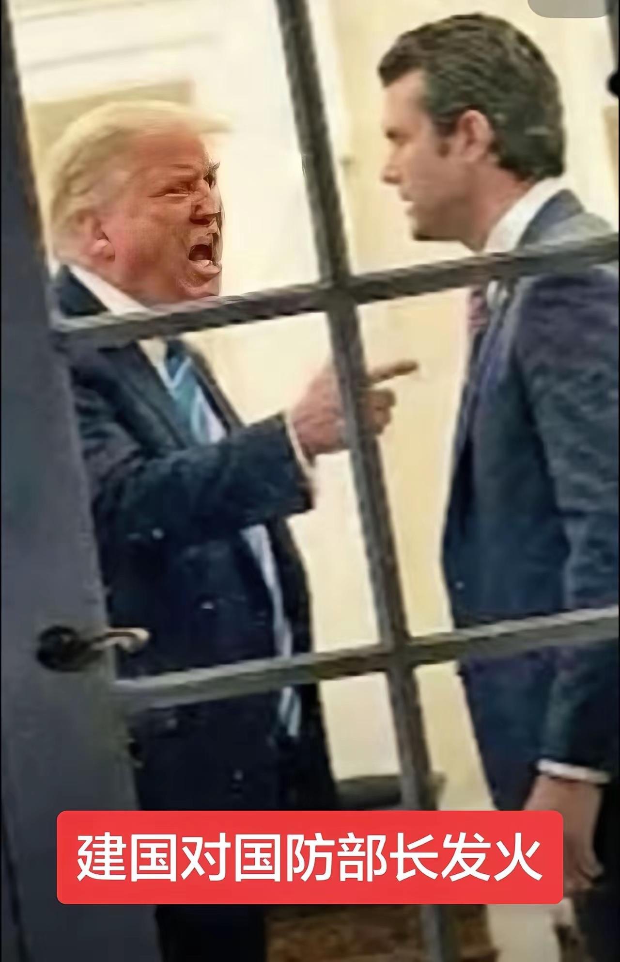 特朗普发火了！
       特朗普对国防部长发火了!看来美军这次在打击伊朗的行