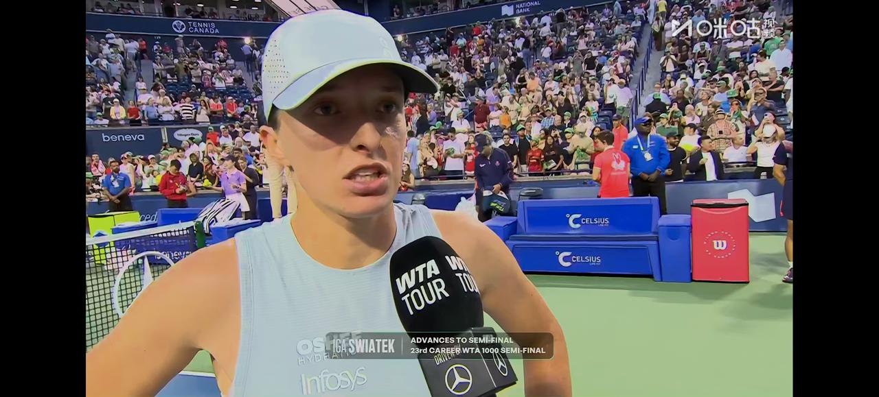 WTA多伦多站女单1/4决赛，丝袜、白菜晋级四强

8月11日，Wta多伦多站女