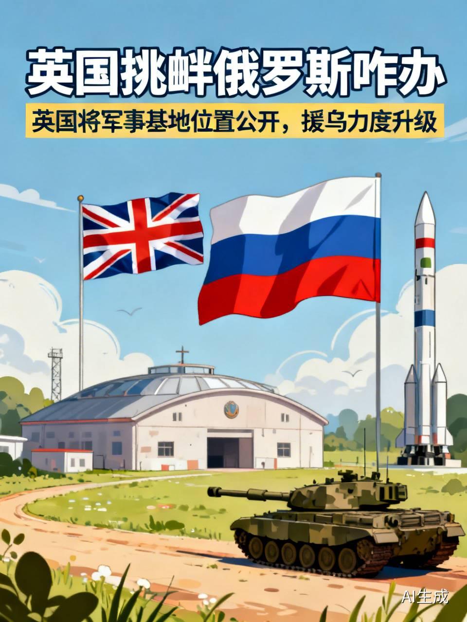 英国这波操作属实是把“拱火”玩成了极限挑衅。
前脚俄罗斯刚放话要打击英国境内军事