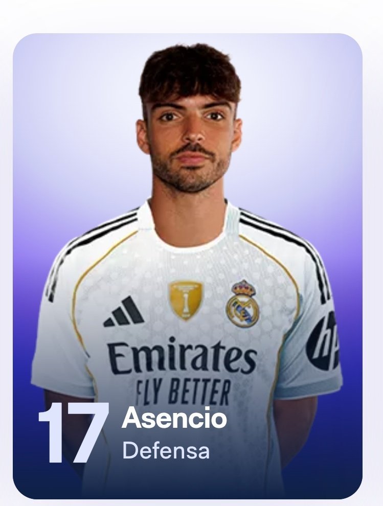 官方：劳尔·阿森西奥身披17号球衣！halamadrid ​​​