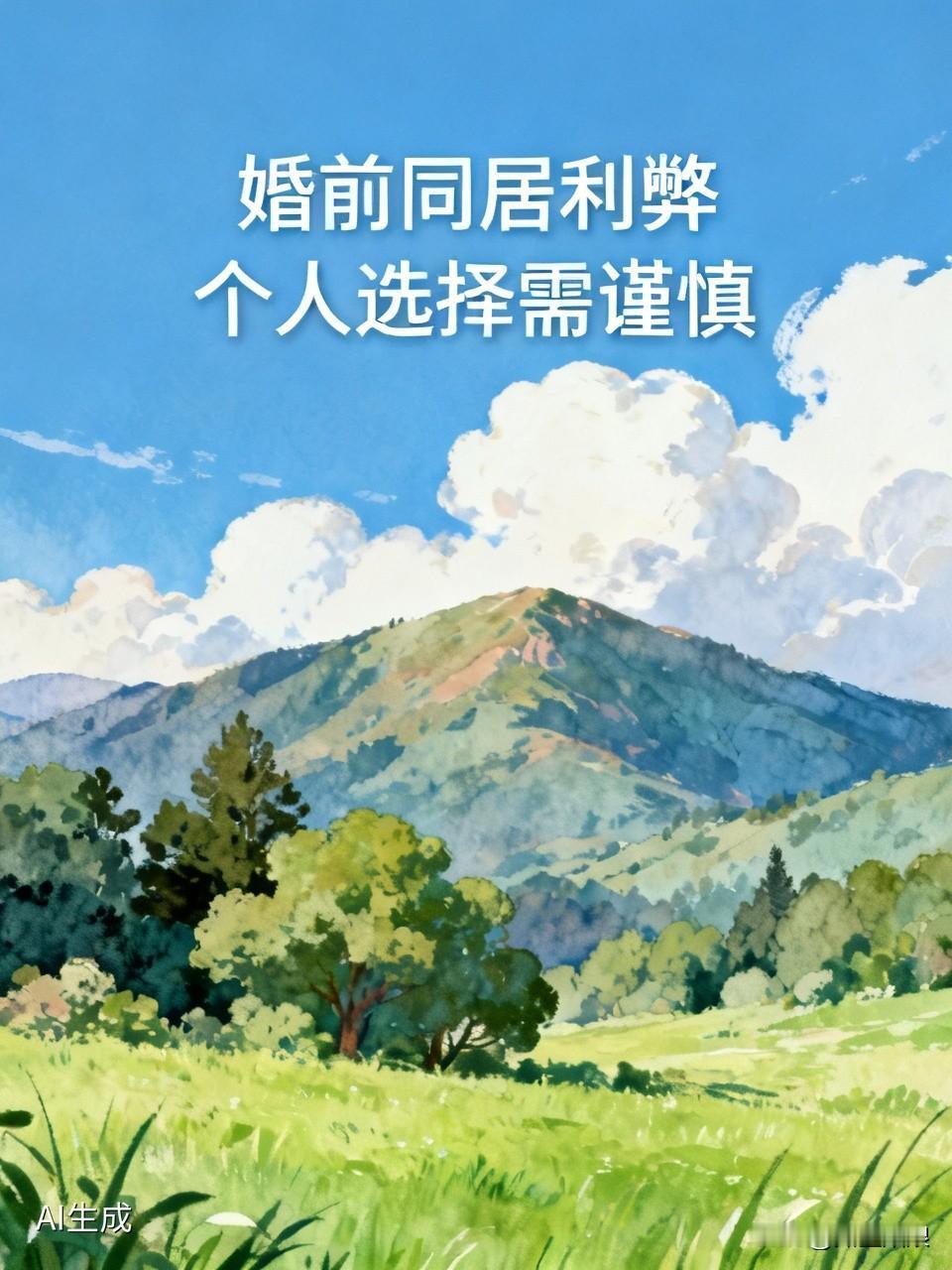 我认为不支持，我不支持婚前同居。从传统观念来讲，婚前同居少了婚姻的仪式感和承诺感