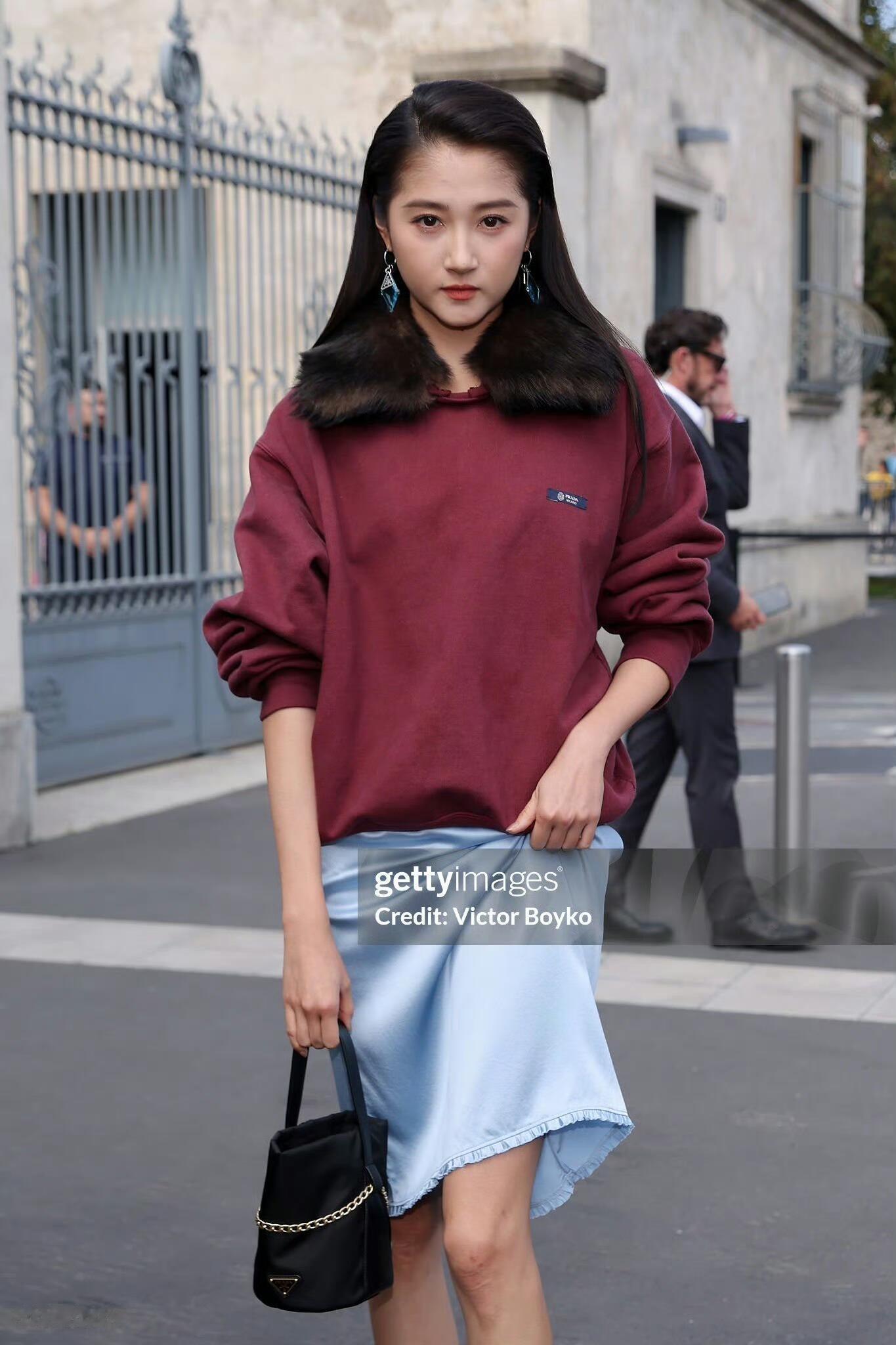关晓彤PRADA大秀G社生图Prada米兰女装秀 ​​​