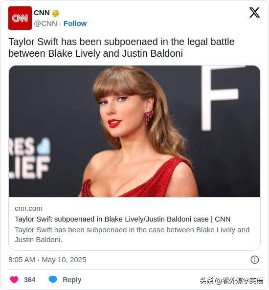 ▶ Taylor Swift has been subpoenaed in th