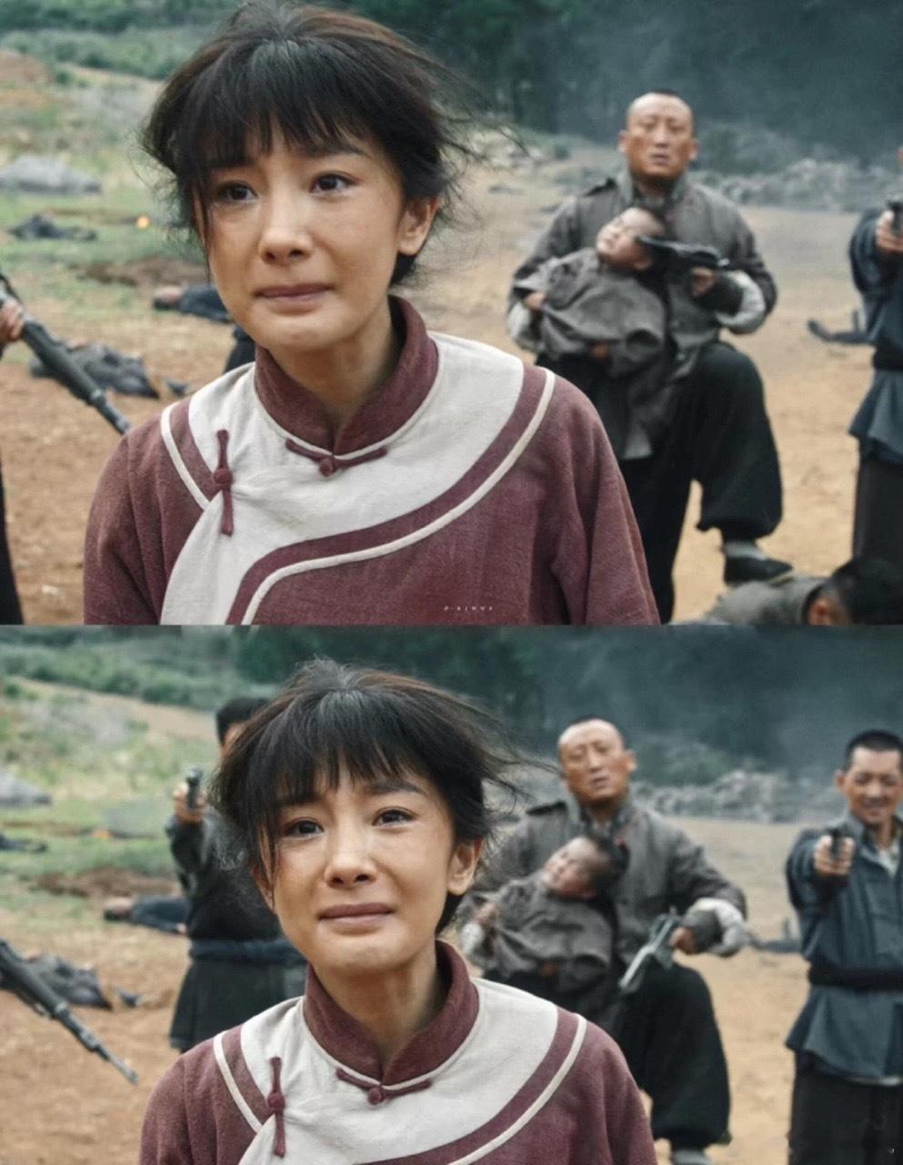 宁绣绣站起来时散发的神性杨幂嘴唇颤抖仍咬字清晰，瞳孔震颤却挺直腰杆！把恐惧中的勇