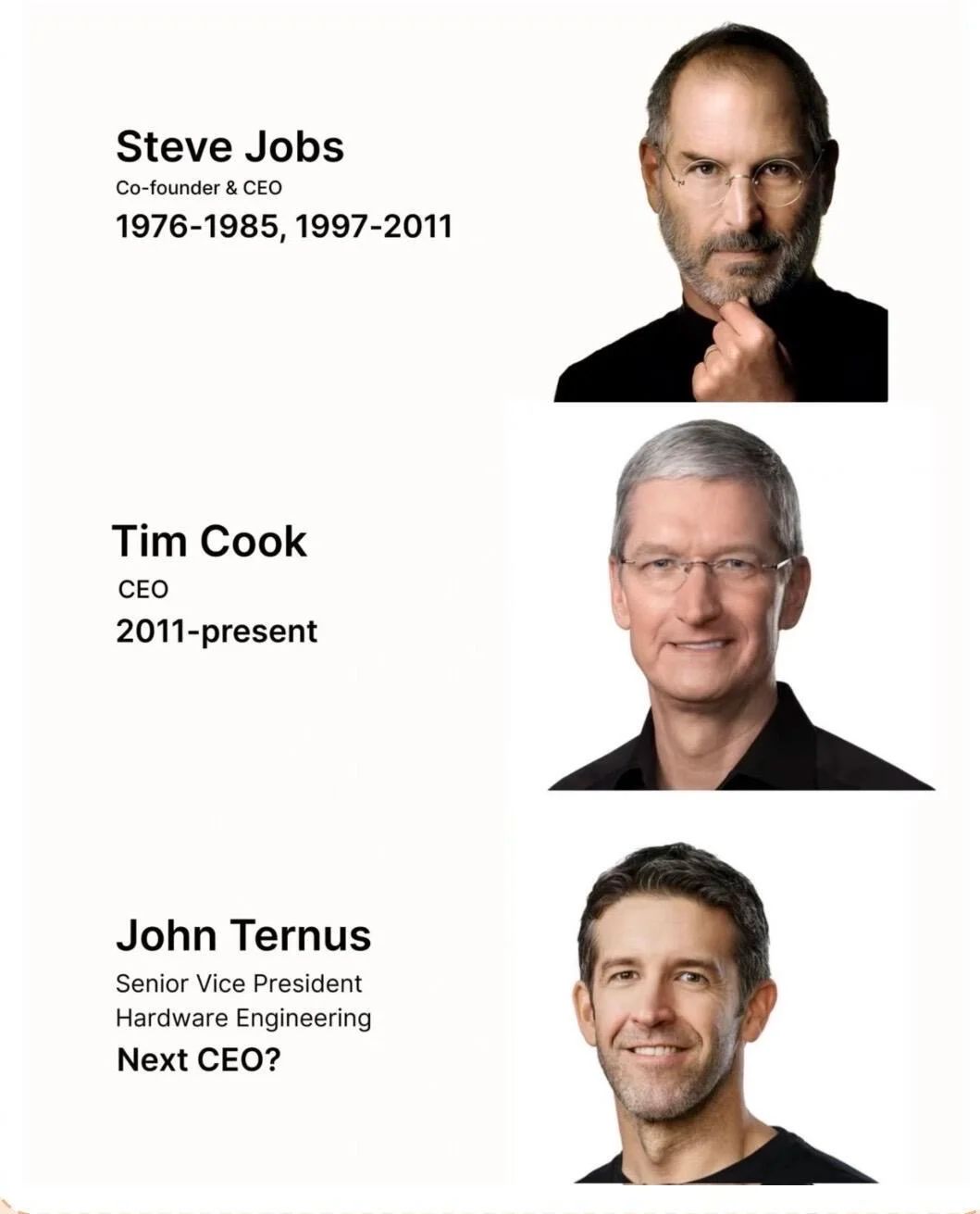 苹果新任CEO特努斯是谁 新任CEO是工程师出身是不是可以开始期待Apple C