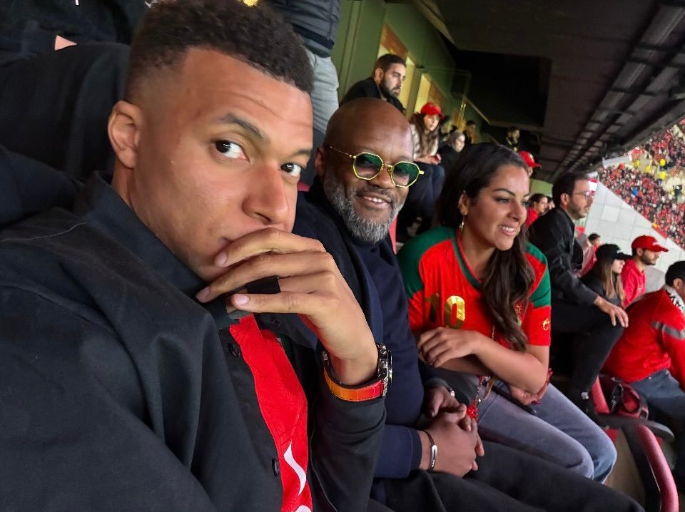 姆巴佩  和家人🥰👦🏽✌🏽🤳🏽姆巴佩摩洛哥vs马里