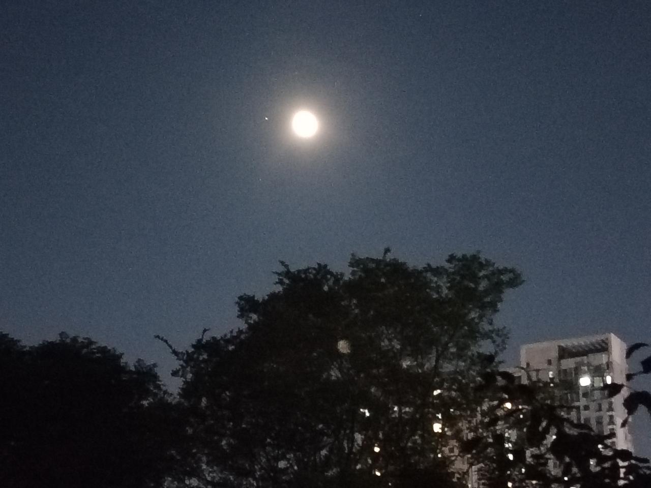 交换一张月色照片吧