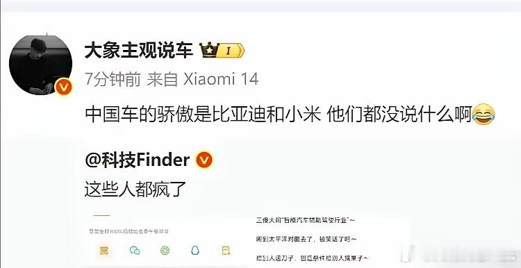 比亚迪还可以吹一下，毕竟全球新能源一哥，销量确实多，技术也扎实，但另外一家是凭啥