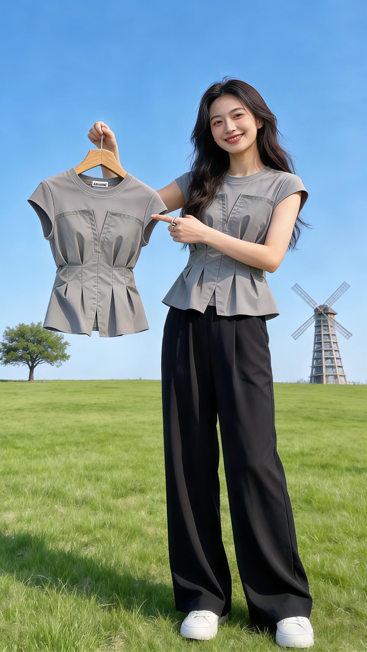 小个子的美女感漂亮上衣合集 我就这样美美走进春夏 高级穿搭万能公式 春...