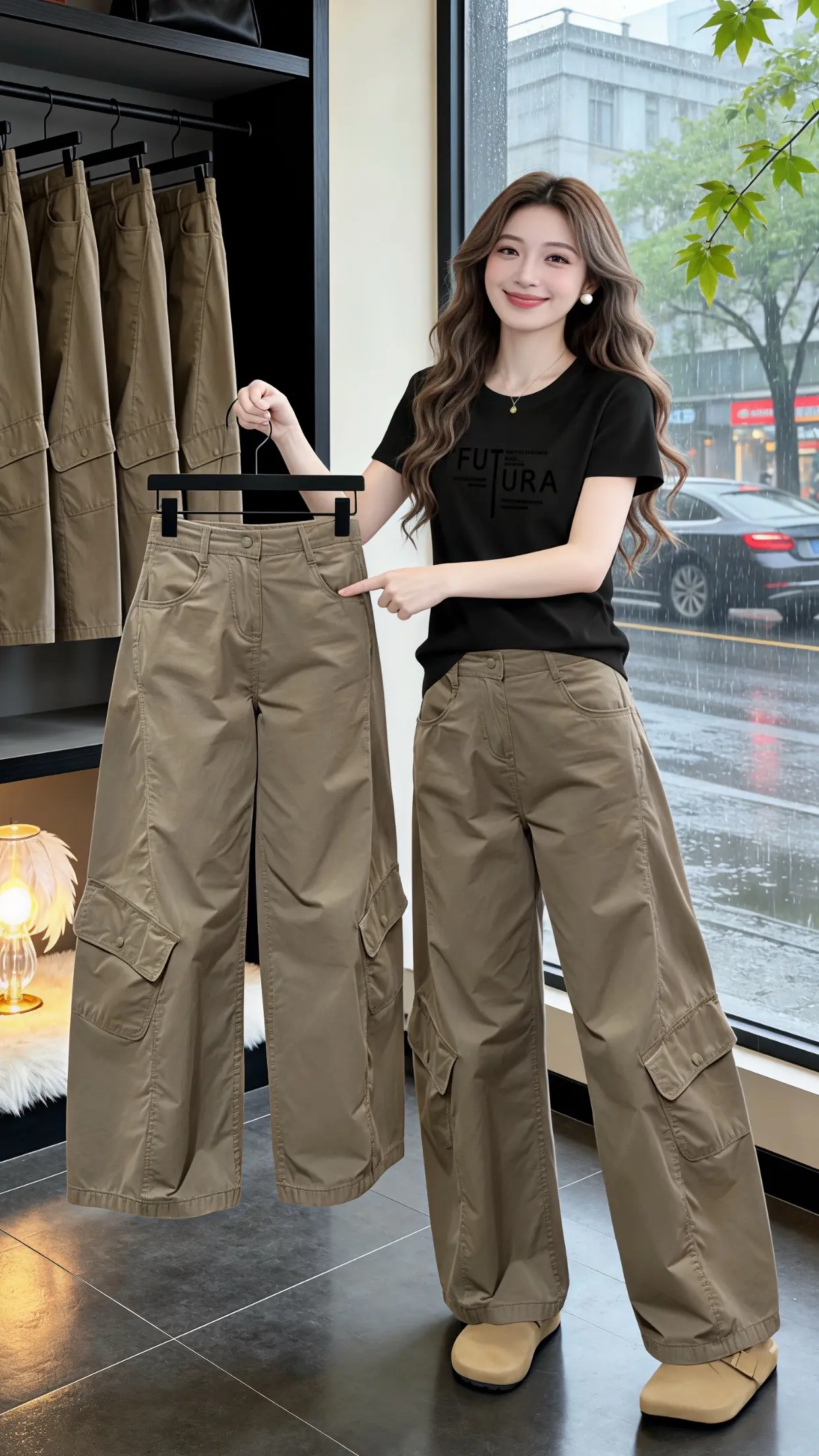 高颜值炸街女工装裤 穿出自己的风格 春款上新 一眼就爱上的神裤 好看的...