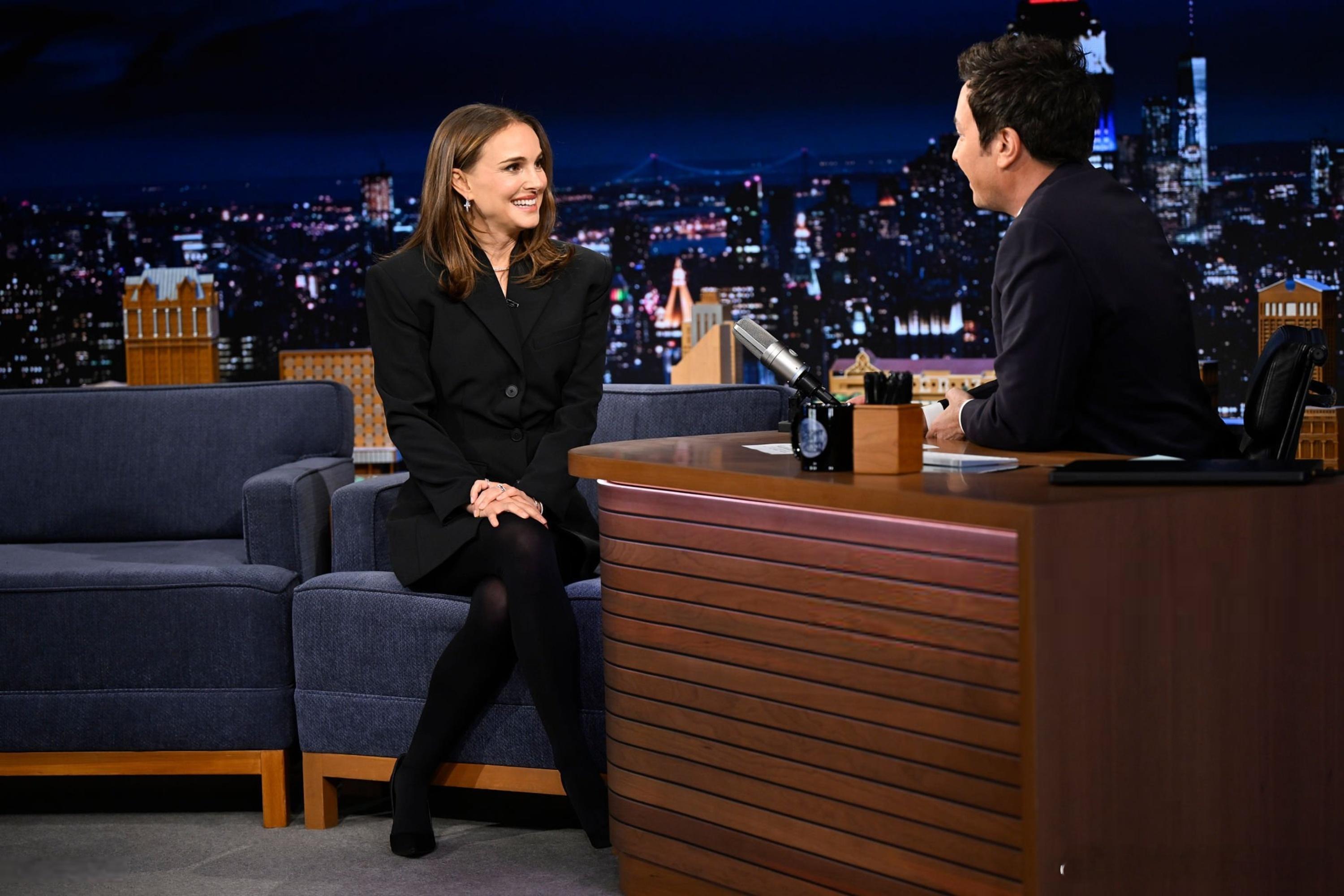 Natalie Portman娜塔莉波特曼做客《the tonight show