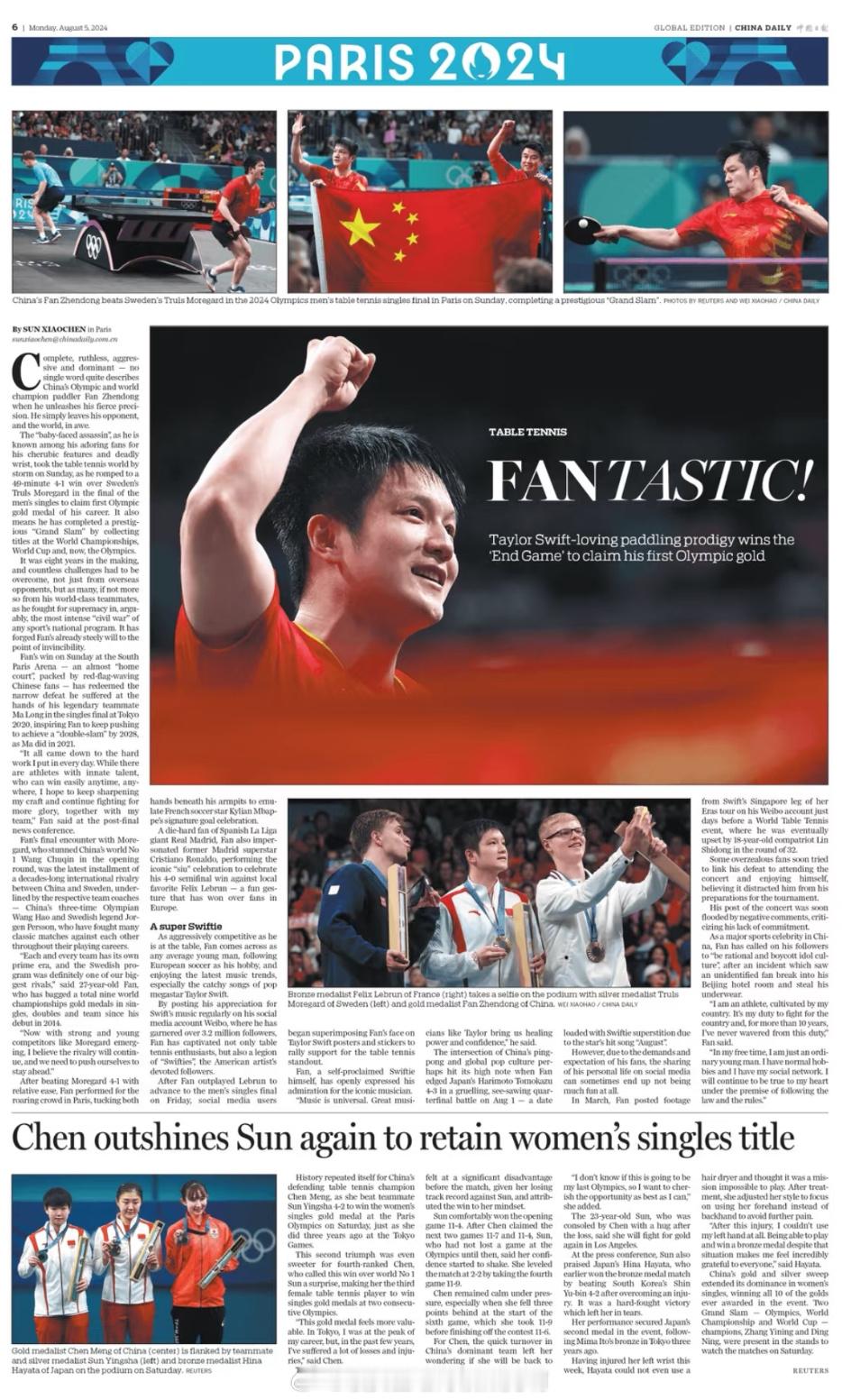 樊振东[超话]   🌟FAN（樊）TASTIC！ 